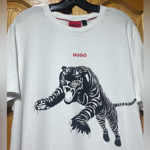 Hugo Boss Red Label Tiger T-Shirt Men’s XXL EUC - Picture 2 of 8